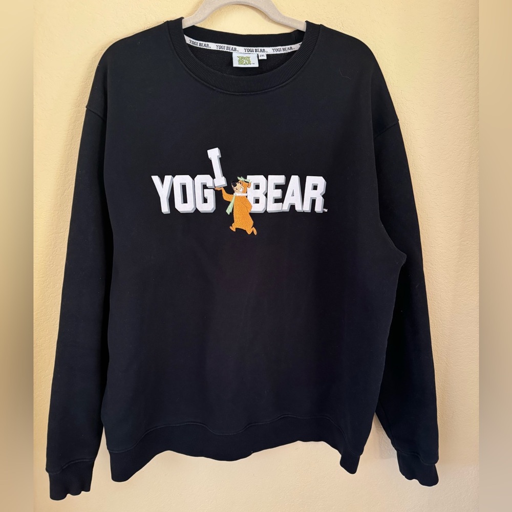 Yogi Bear Larkspur, Colorado Black Crewneck Sweatshirt Size 2XL GUC